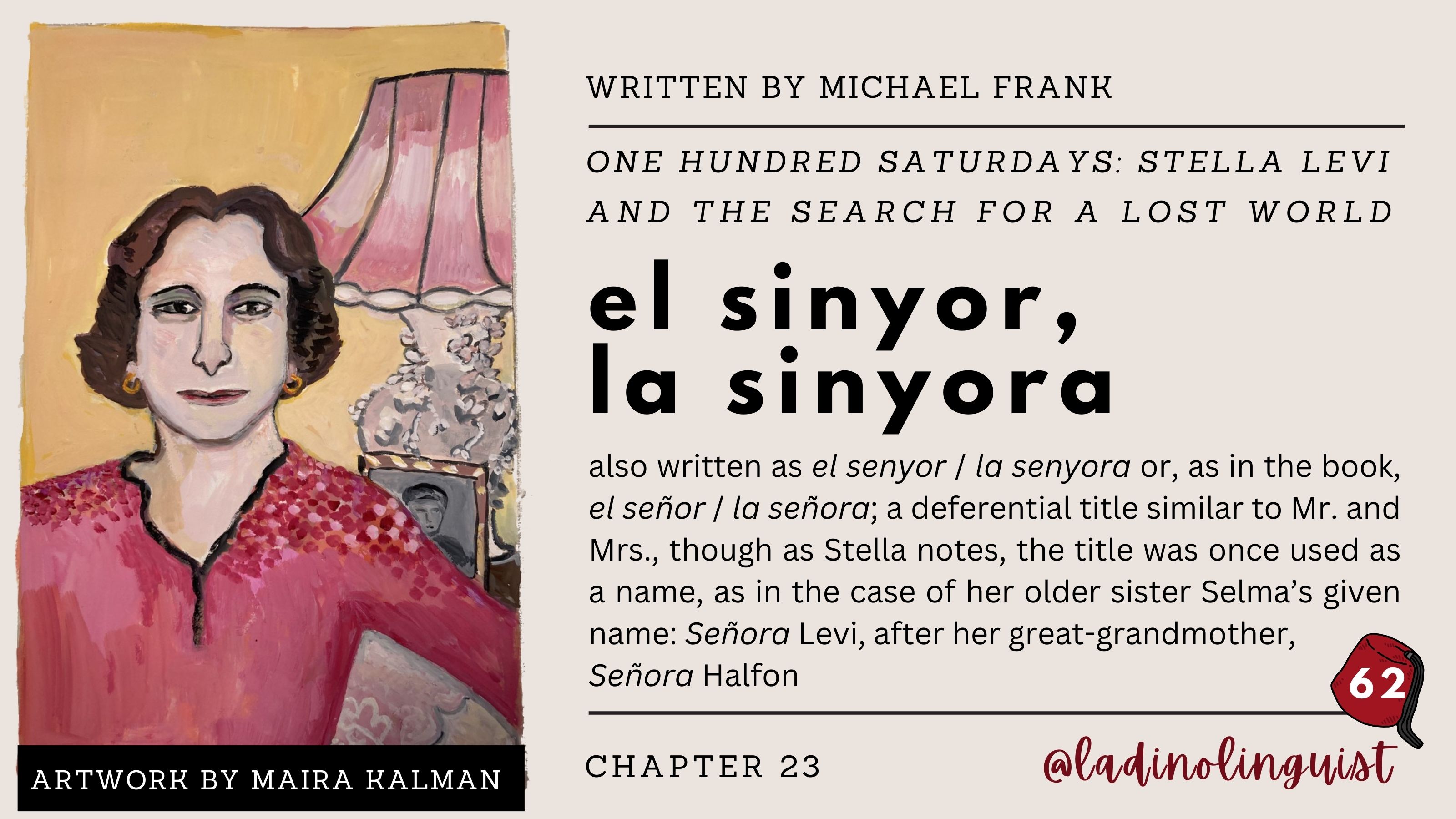 el sinyor, la sinyora