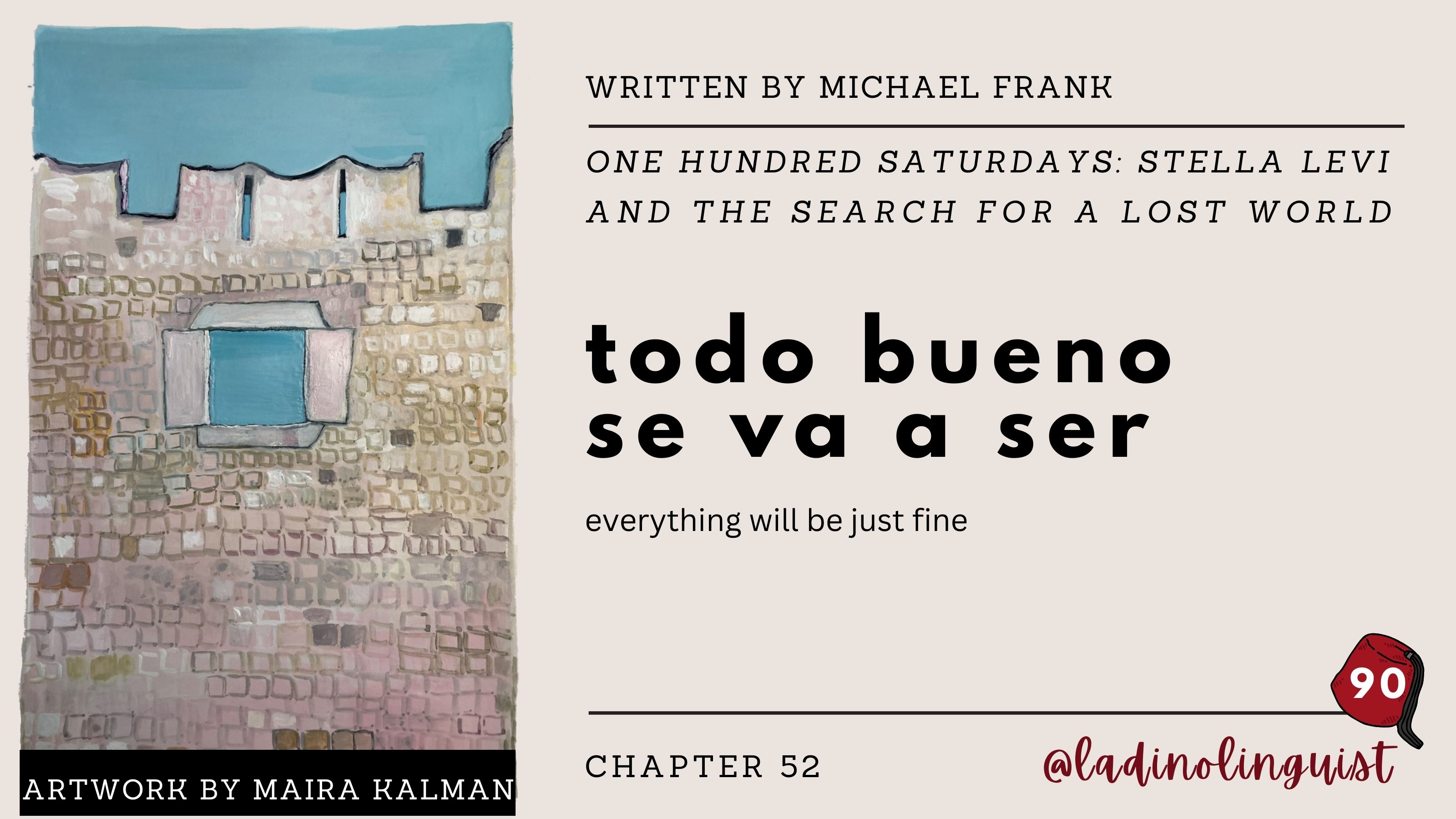 todo bueno se va a ser